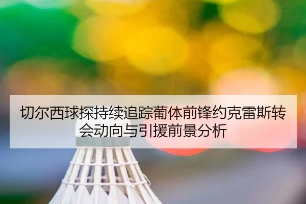 切尔西球探持续追踪葡体前锋约克雷斯转会动向与引援前景分析