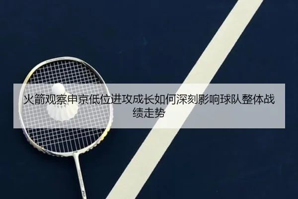 火箭观察申京低位进攻成长如何深刻影响球队整体战绩走势